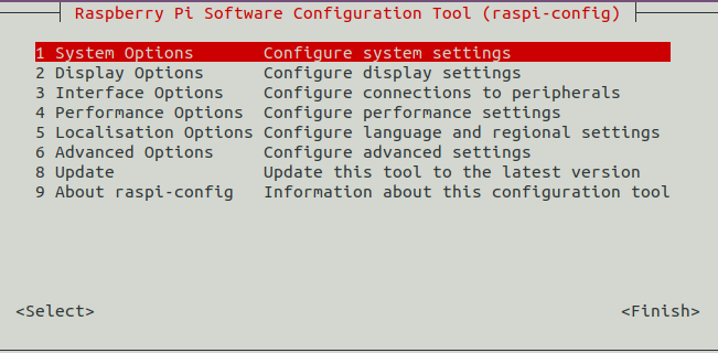 raspi-config