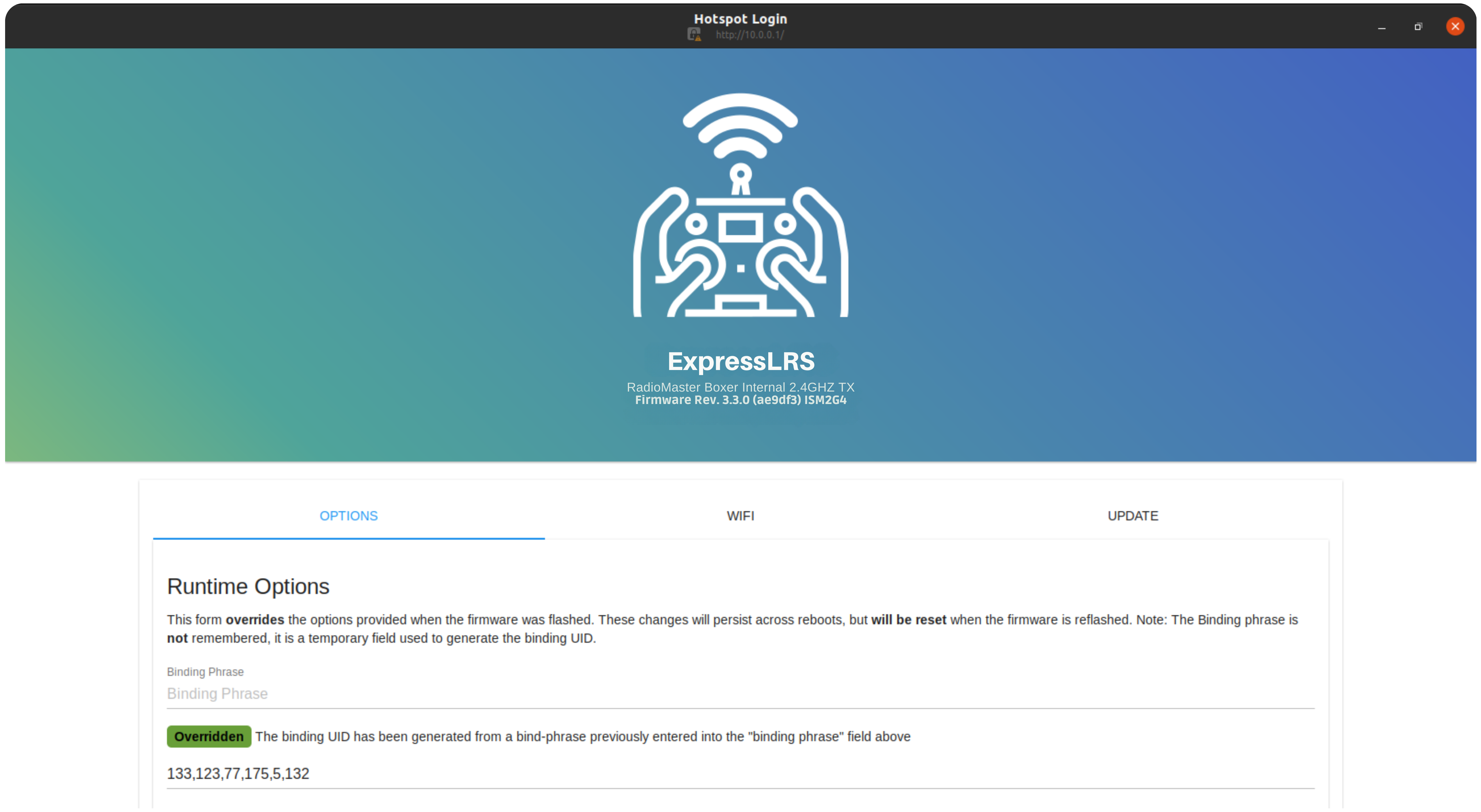 TX Login Page